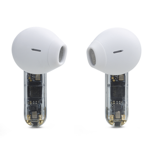 JBL Tune Flex Ghost Edition - White Ghost - True wireless Noise Cancelling earbuds - Back